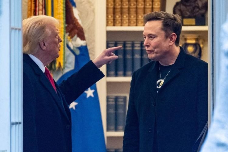 Donald Trump dan Elon Musk. 