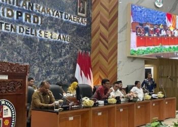 Paripurna DPRD Deli Serdang.