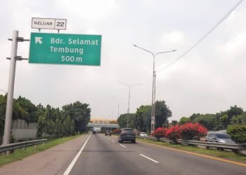 Gerbang Tol Bandar Selamat, Kecamatan Medan Tembung.