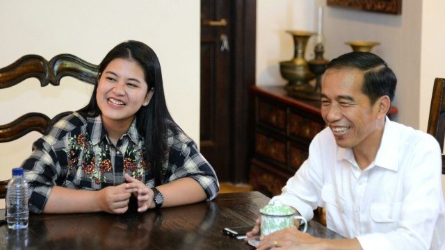 Kahiyang Ayu dan Joko Widodo.