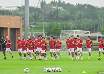 Pemusatan latihan timnas Indonesia di Bali. 