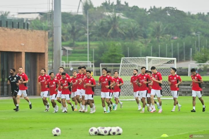 Pemusatan latihan timnas Indonesia di Bali. 