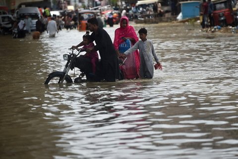 Banjir di Pakistan.