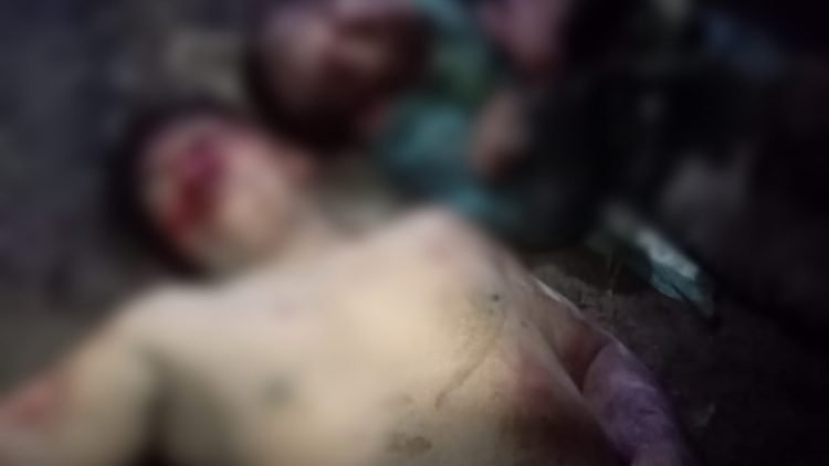 Kondisi kedua korban babak belur dihajar warga.