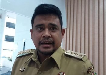 Gubernur Sumut Bobby Nasution. 