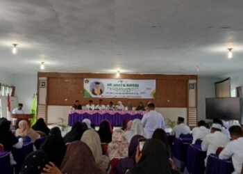 Acara penyambutan Rektor UIN Syahada Padangsidimpuan. (ist)