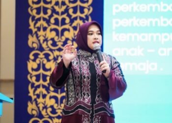 Ketua TP PKK Kabupaten Deliserdang Jelita Asri Ludin Tambunan. (Diskominfotan)