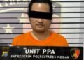 Pelaku BI usai diamankan petugas kepolisian.