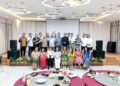 Jajaran Panitia Rakernas foto bersama dengan Ketua Umum Patambor Indonesia usai Rapat Finalisasi persiapan Rakernas.